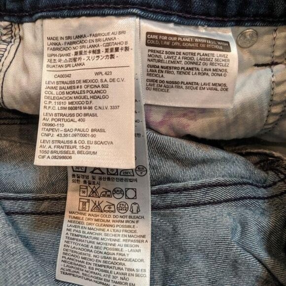 Levi's Demi Curve Lightwash Skinny Jeans Size 26 - Picture 5 of 8